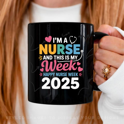 Test Update Im A Nurse and This Is My Week PNG Funny Nurse Pride Design Women in Scrubs Digital Download Nurse Week 2025 Nurse Quote Printable Artwork, Gift For Him, Gift For Her
