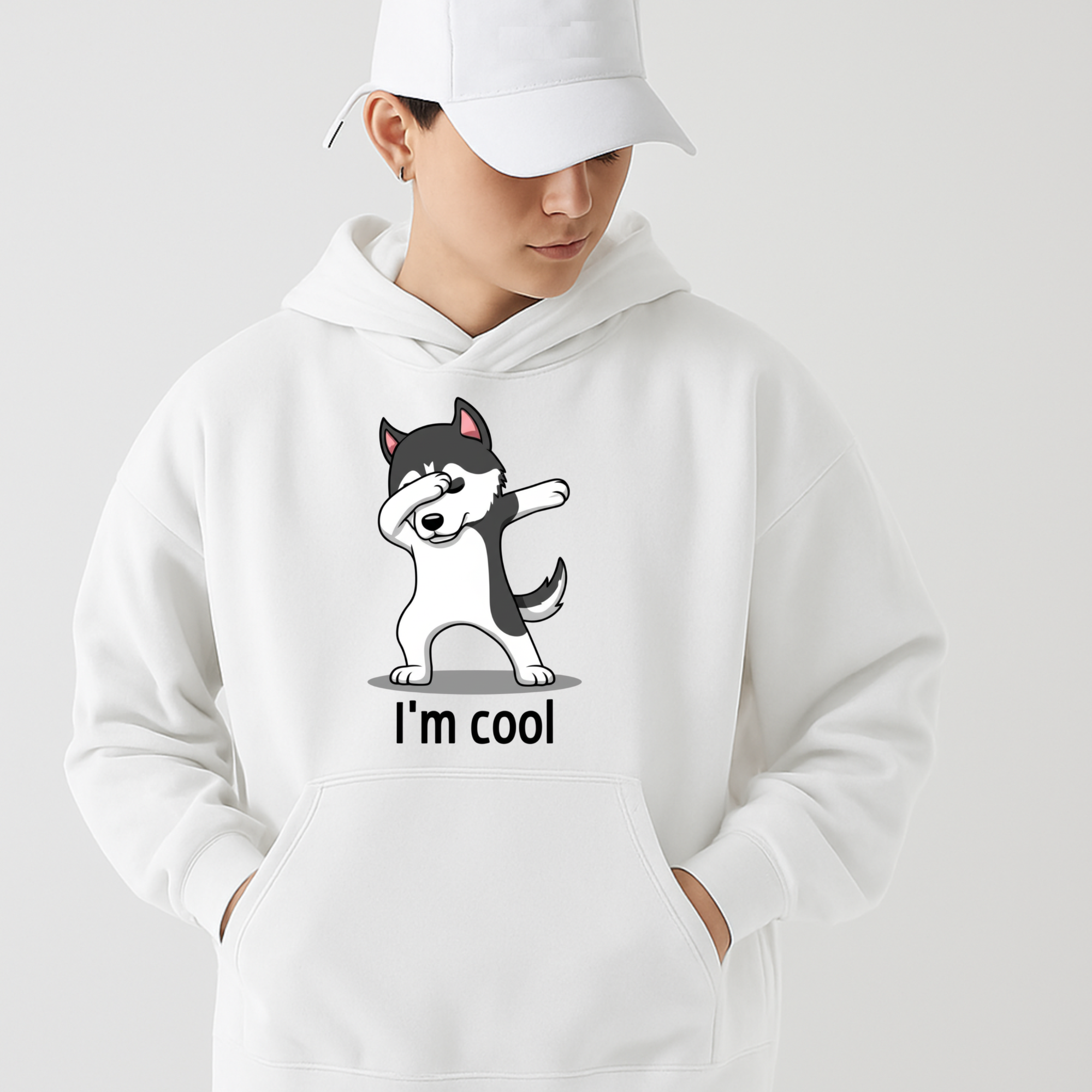 I’m Cool – Cute Dog Hoodie with Attitude