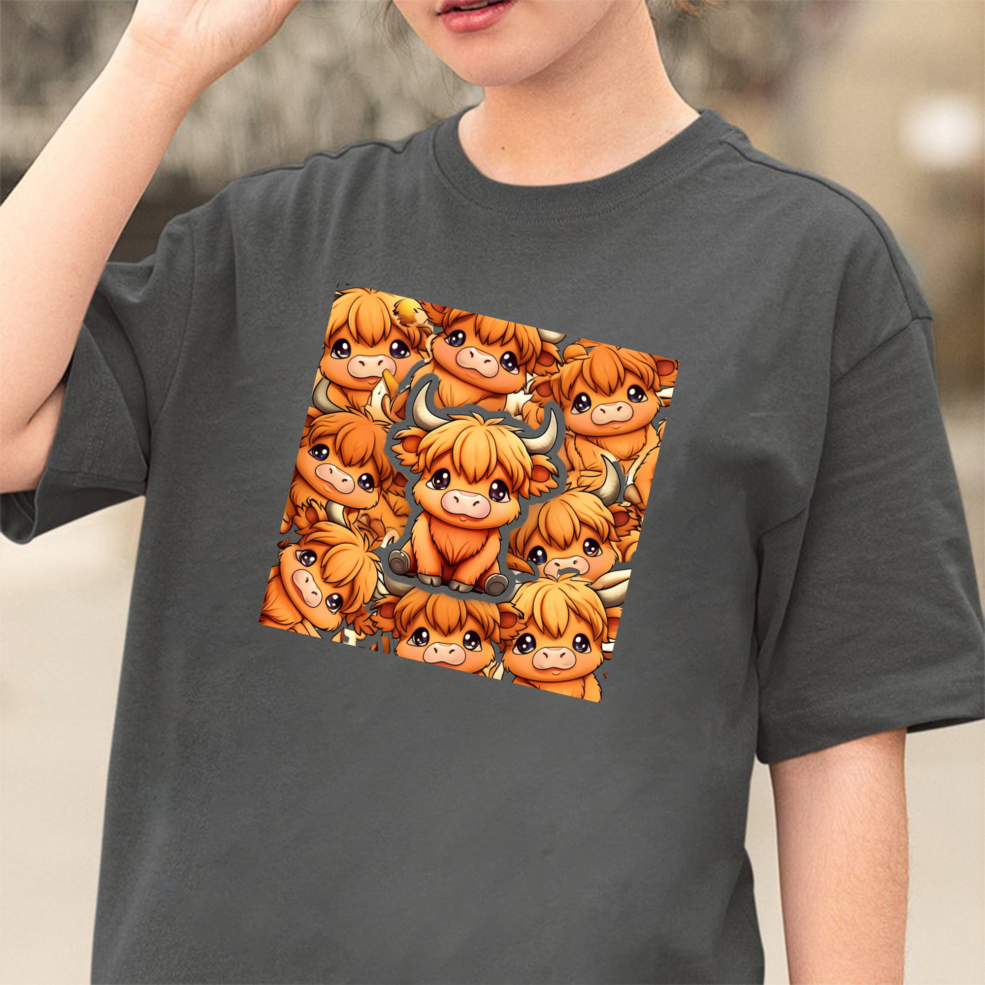 Cutest Buffalo in the Herd – Adorable Animal T-Shirt