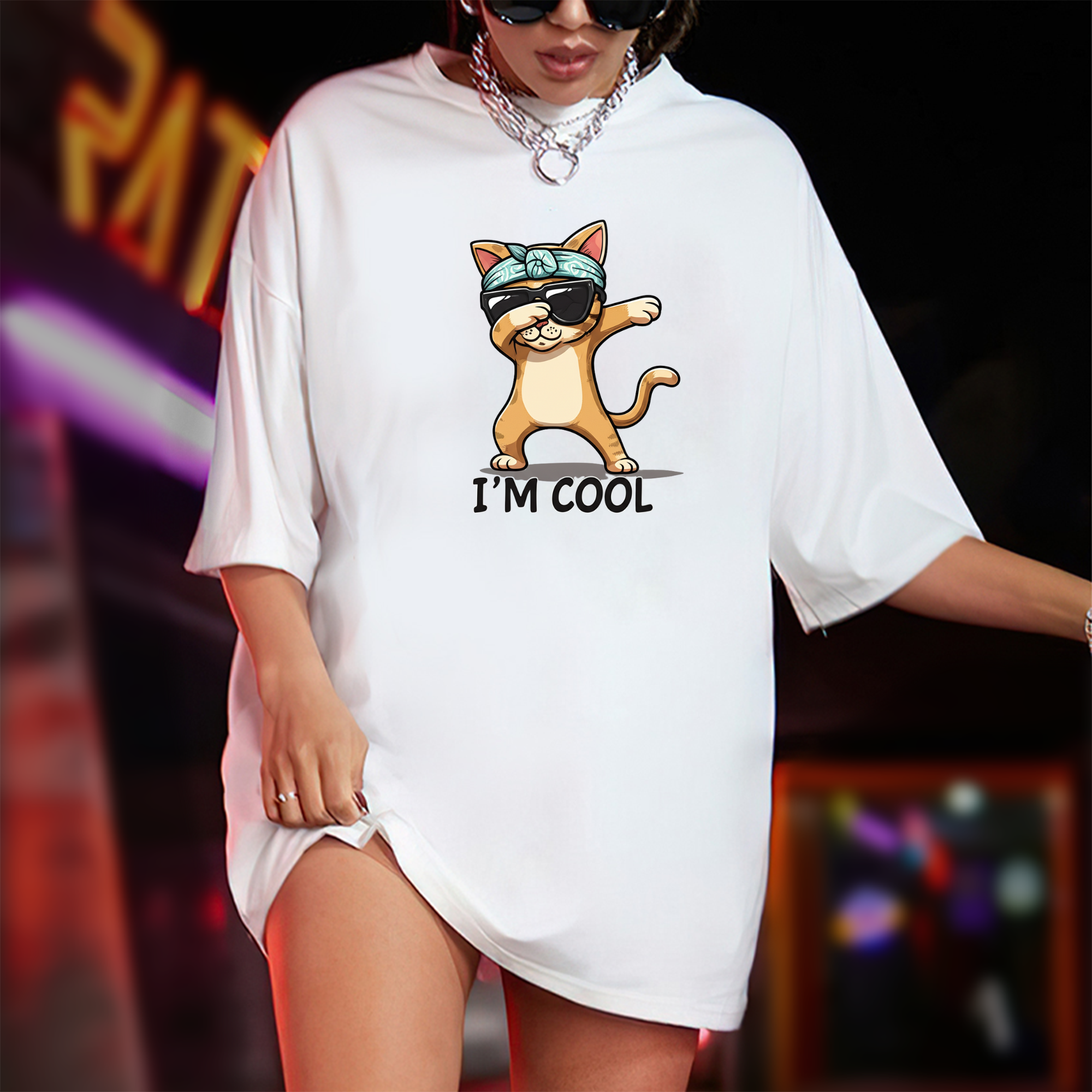 I’m Cool – Funny Cat Attitude T-Shirt