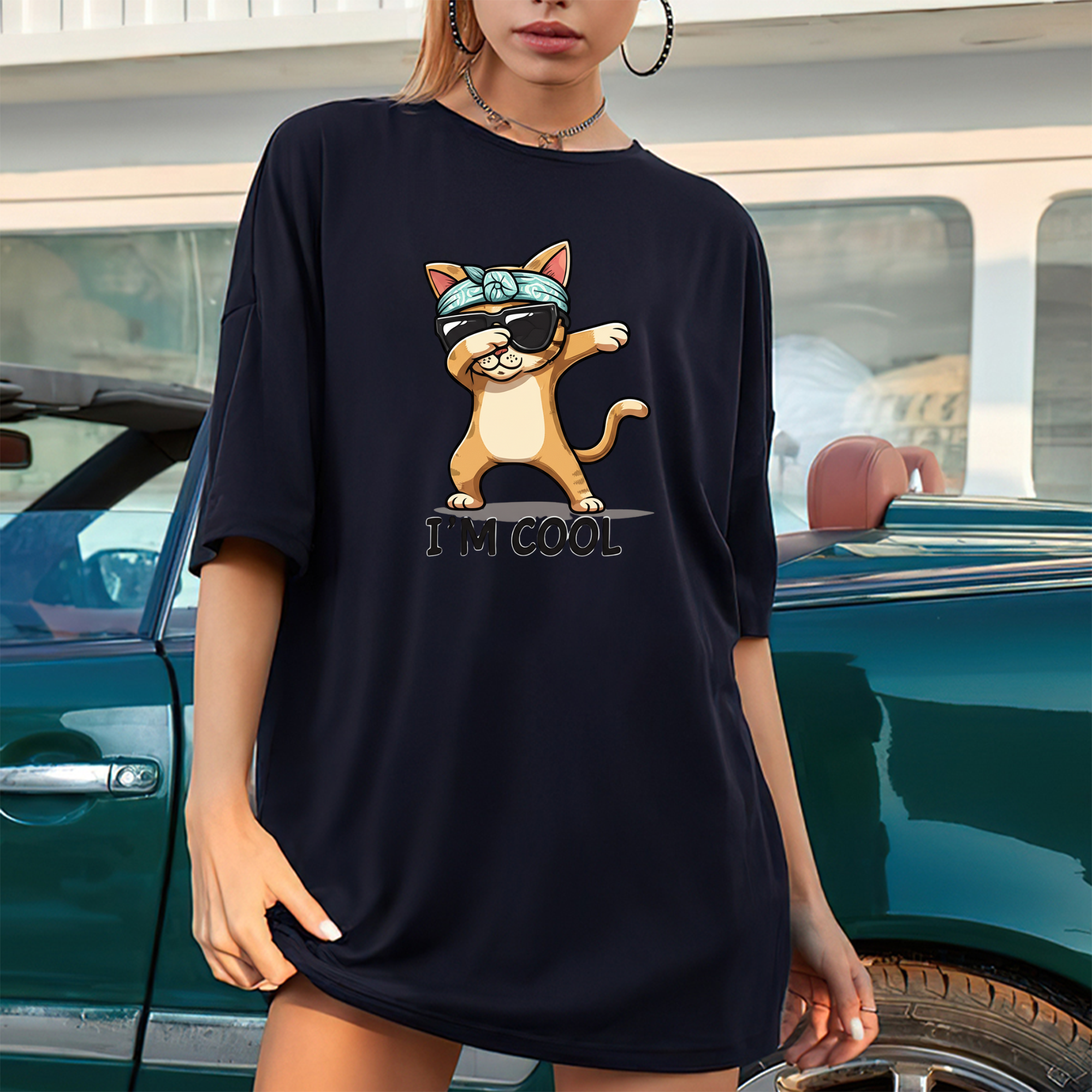I’m Cool – Funny Cat Attitude T-Shirt