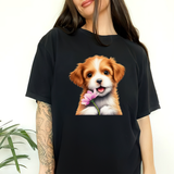 Adorable Pup Vibes – Custom Photo Puppy Lover T-Shirt