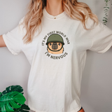 Just Vibing with My Capybara – Funny Animal T-Shirt